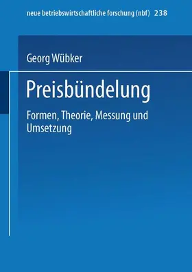 Wübker |  Preisbündelung | Buch |  Sack Fachmedien