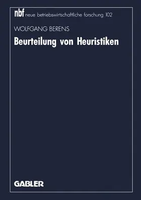 Berens |  Beurteilung von Heuristiken | Buch |  Sack Fachmedien