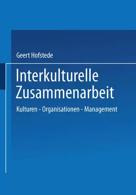 Hofstede |  Interkulturelle Zusammenarbeit | Buch |  Sack Fachmedien