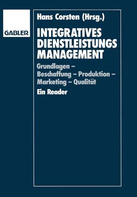 Corsten |  Integratives Dienstleistungsmanagement | Buch |  Sack Fachmedien