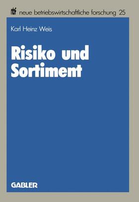 Weis |  Risiko und Sortiment | Buch |  Sack Fachmedien