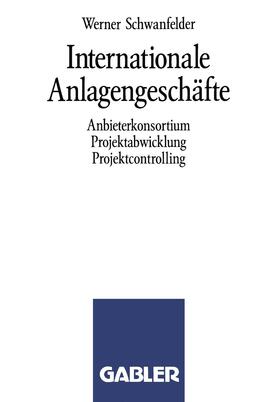  Internationale Anlagengeschäfte | Buch |  Sack Fachmedien