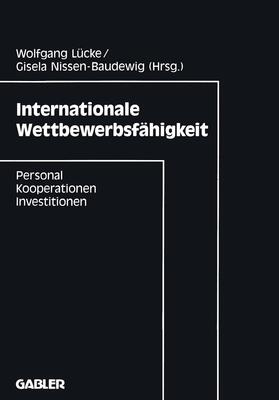 Nissen-Baudewig / Lücke |  Internationale Wettbewerbsfähigkeit | Buch |  Sack Fachmedien