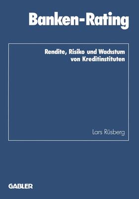 Rüsberg |  Rüsberg, L: Banken-Rating | Buch |  Sack Fachmedien