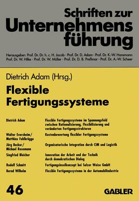 Adam |  Flexible Fertigungssysteme | Buch |  Sack Fachmedien