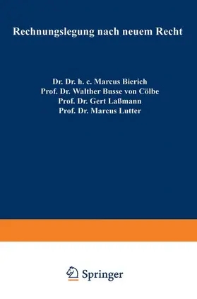 Bierich |  Rechnungslegung nach neuem Recht | Buch |  Sack Fachmedien