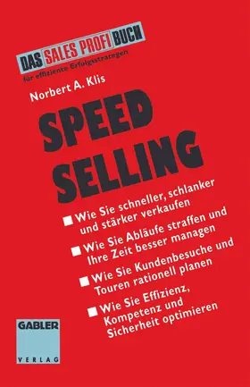  Speed Selling | Buch |  Sack Fachmedien