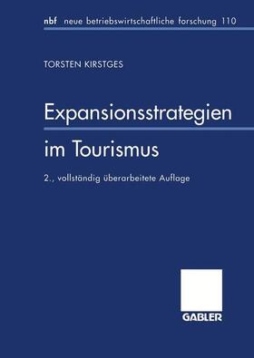 Kirstges |  Expansionsstrategien im Tourismus | Buch |  Sack Fachmedien