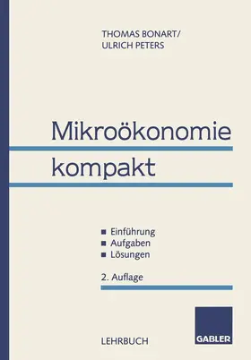 Peters / Bonart |  Mikroökonomie kompakt | Buch |  Sack Fachmedien