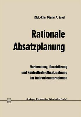 Saval |  Rationale Absatzplanung | Buch |  Sack Fachmedien