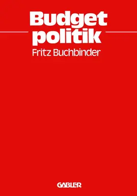 Buchbinder |  Budgetpolitik | Buch |  Sack Fachmedien