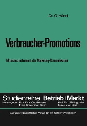 Hänel |  Verbraucher-Promotions | Buch |  Sack Fachmedien