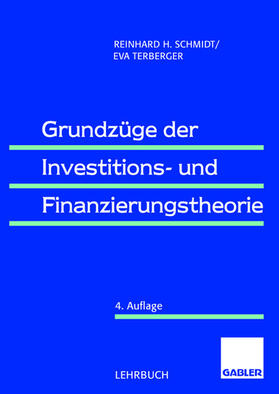 Terberger-Stoy / Schmidt |  Grundzüge der Investitions- und Finanzierungstheorie | Buch |  Sack Fachmedien