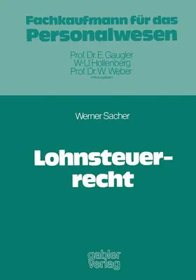 Sacher |  Lohnsteuerrecht | Buch |  Sack Fachmedien