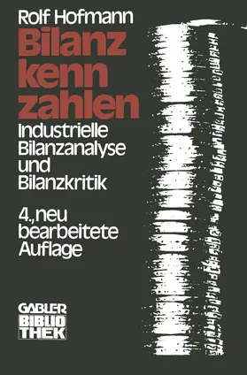 Hofmann |  Bilanzkennzahlen | Buch |  Sack Fachmedien