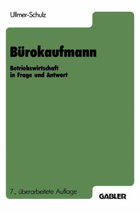 Ullmer-Schulz |  Bürokaufmann | Buch |  Sack Fachmedien