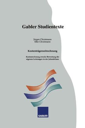 Christmann |  Kostenträgerzeitrechnung | Buch |  Sack Fachmedien