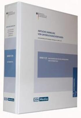 BVL |  Amtliche Sammlung von Untersuchungsverfahren nach § 64 LFGB, § 35 Vorläufiges Tabakgesetz, § 28b GenTG | Loseblattwerk |  Sack Fachmedien