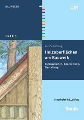 Schönburg / DIN e.V. |  Holzoberflächen am Bauwerk | Buch |  Sack Fachmedien