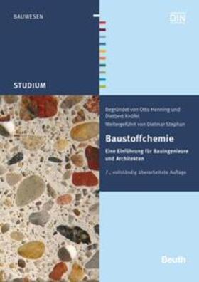 Henning / Knöfel / Stephan |  Baustoffchemie - Buch mit E-Book | Buch |  Sack Fachmedien