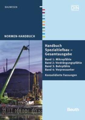 DIN e.V. |  Handbuch Spezialtiefbau: Gesamtausgabe - Buch mit E-Book | Buch |  Sack Fachmedien