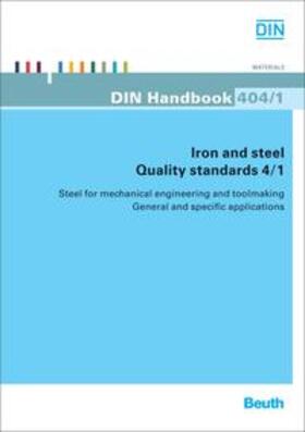 DIN e.V. |  Iron and steel: Quality standards 4/1 | Buch |  Sack Fachmedien