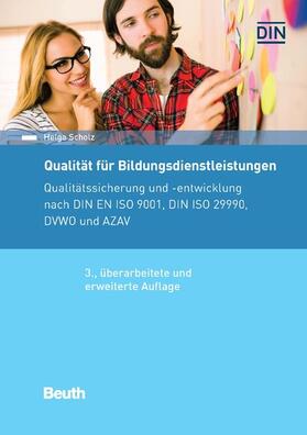 Eckart / Scholz / DIN e.V. |  Qualität für Bildungsdienstleistungen + Qualitäts-Checkheft für Trainer | eBook | Sack Fachmedien