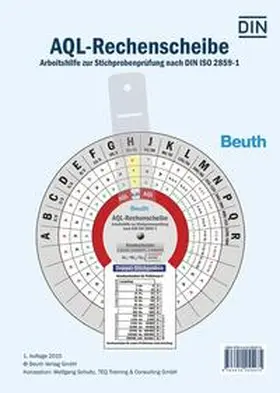 Schultz / DIN e.V. |  AQL-Rechenscheibe | Buch |  Sack Fachmedien