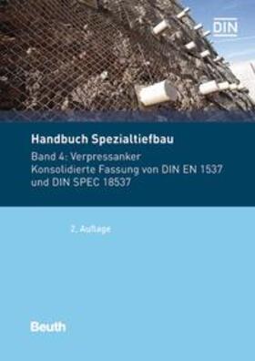 DIN e.V. |  Handbuch Spezialtiefbau - Buch mit E-Book | Buch |  Sack Fachmedien