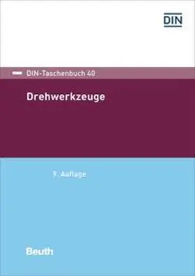 DIN e.V. |  Drehwerkzeuge | Buch |  Sack Fachmedien