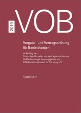 DIN e.V. / DVA |  VOB Gesamtausgabe 2019 - Buch mit E-Book | Buch |  Sack Fachmedien