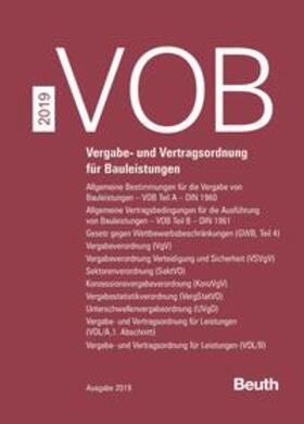 DIN e.V. |  VOB Zusatzband 2019 - Buch mit E-Book | Buch |  Sack Fachmedien