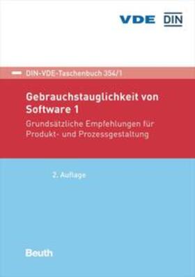 DIN e.V. |  Gebrauchstauglichkeit von Software 1 | eBook | Sack Fachmedien
