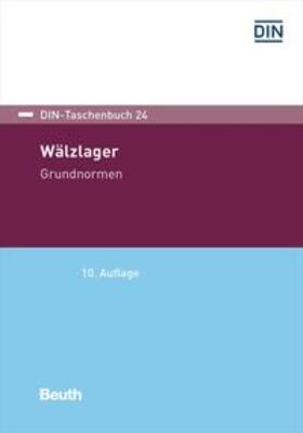 DIN e.V. |  Wälzlager - Buch mit E-Book | Buch |  Sack Fachmedien