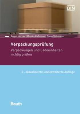 Herzau / Kaßmann / Volkmann |  Verpackungsprüfung in der Praxis | eBook | Sack Fachmedien