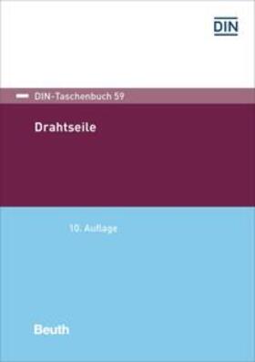 DIN e.V. |  Drahtseile - Buch mit E-Book | Buch |  Sack Fachmedien