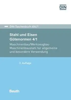 DIN e.V. |  Stahl und Eisen: Gütenormen 4/1 - Buch mit E-Book | Buch |  Sack Fachmedien