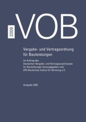 DIN e.V. / DVA |  VOB 2009 | Buch |  Sack Fachmedien