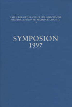Cantarella / Thür |  Symposion 1997 | Buch |  Sack Fachmedien