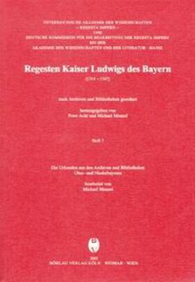  Regesten Kaiser Ludwigs des Bayern (1314 - 1347). | Buch |  Sack Fachmedien