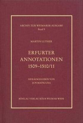 Matsuura / Luther |  Erfurter Annotationen 1509-1510/11 | Buch |  Sack Fachmedien