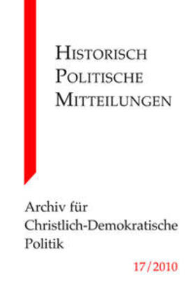 Küsters / Buchstab / Kleinmann |  Historisch-Politische Mitteilungen | Buch |  Sack Fachmedien