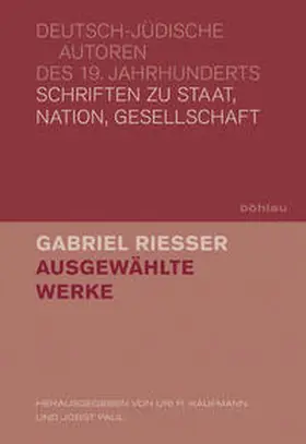 Riesser / Paul / Kaufmann |  Ausgewählte Werke | Buch |  Sack Fachmedien