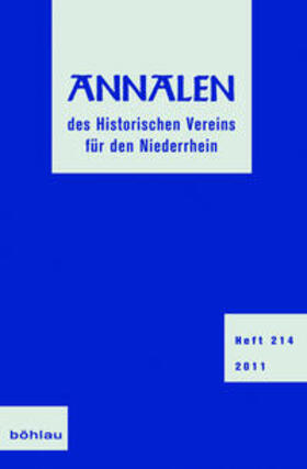  Annalen des Historischen Vereins für den Niederrhein | Buch |  Sack Fachmedien