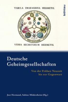 Hermand / Mödersheim |  Deutsche Geheimgesellschaften | Buch |  Sack Fachmedien