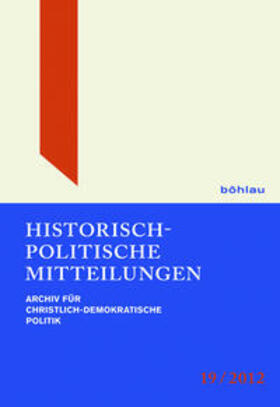 Küsters / Buchstab / Kleinmann | Historisch-Politische Mitteilungen | Buch | 978-3-412-21008-3 | sack.de