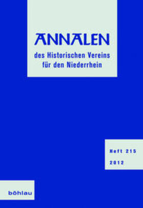  Annalen des Historischen Vereins für den Niederrhein | Buch |  Sack Fachmedien