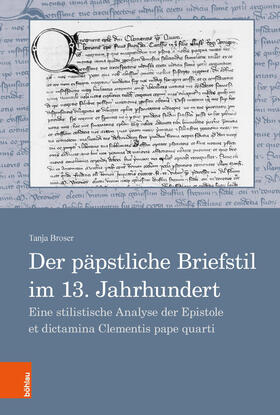 Broser |  Der päpstliche Briefstil im 13. Jahrhundert | eBook | Sack Fachmedien