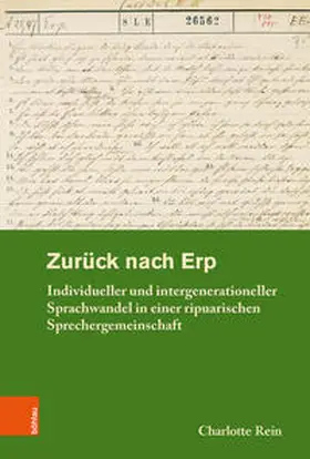 Rein |  Zurück nach Erp | Buch |  Sack Fachmedien