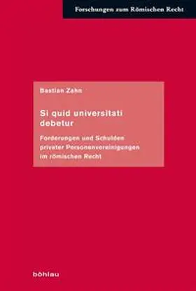 Zahn |  Si quid universitati debetur | Buch |  Sack Fachmedien